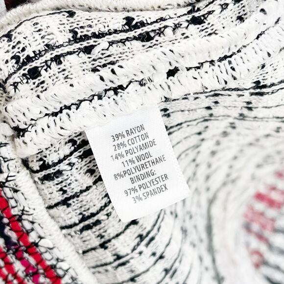 St. John Collection Amelia Women's Tweed Colorblock Sheath Dress Size 4 - Picture 6 of 7